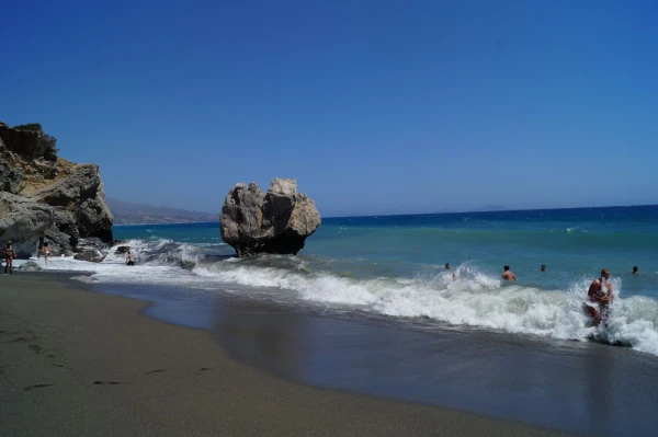 Пляж Palm Beach в Moni Preveli