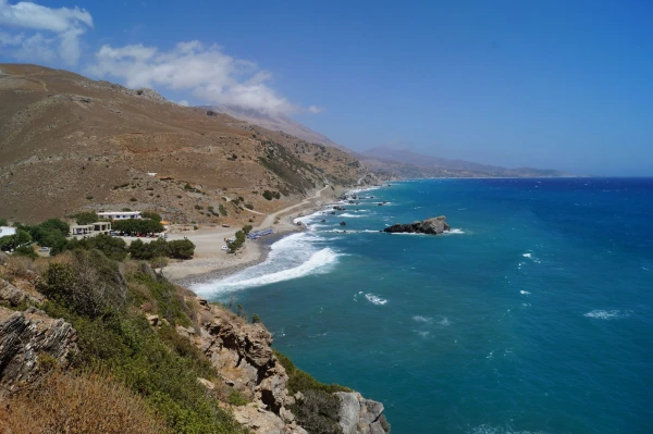 Пляж в Moni Preveli