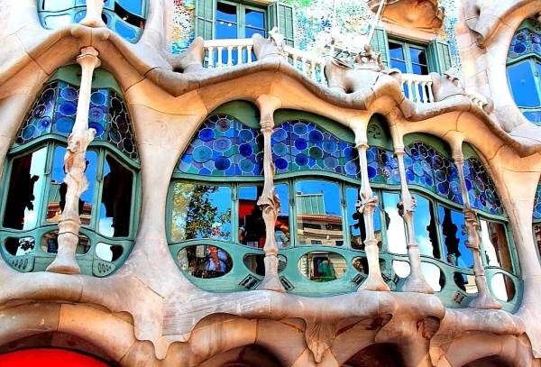 Испанские заметки... (Casa Batlló в Барселоне)