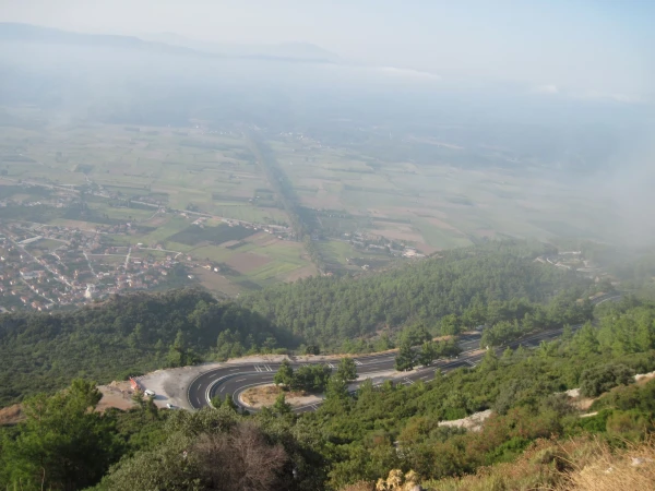 дорога в Памуккале
