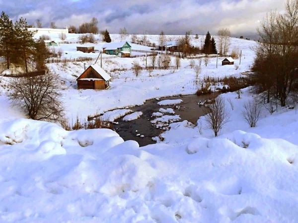 Давно не видела столько снега)