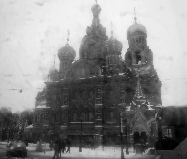 Храм Спаса-на-Крови - таким его увидели мы в питерскую непогоду