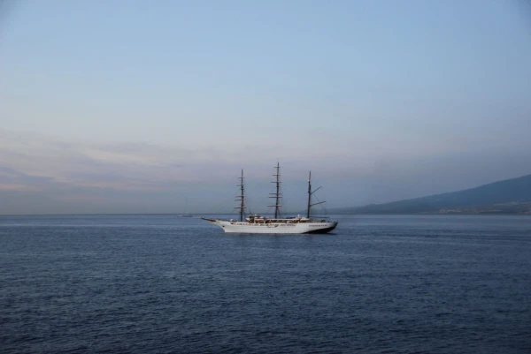 У острова Тенерифе. Sea Cloud II.