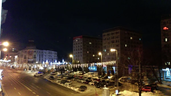 Traian Grand Hotel, "наш" номер: вид из окна...