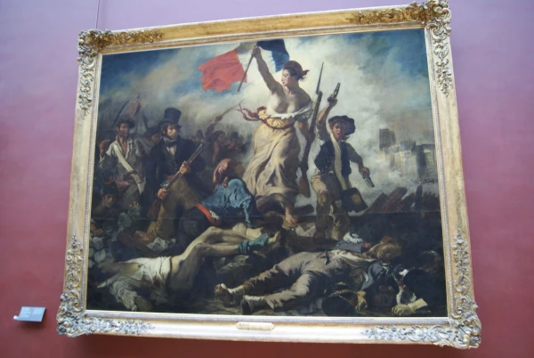 Musée du Louvre: «Свобода, ведущая народ»  Эжена Делакруа 