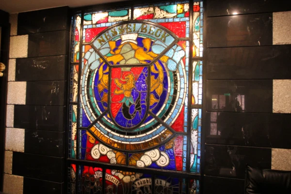 Отель Nesselbeck 4*. Панно ресепшена.