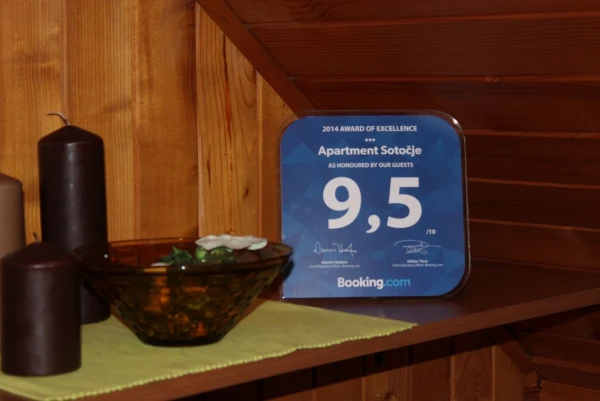 Оценка Апартаментов Sotočje на Вooking.com