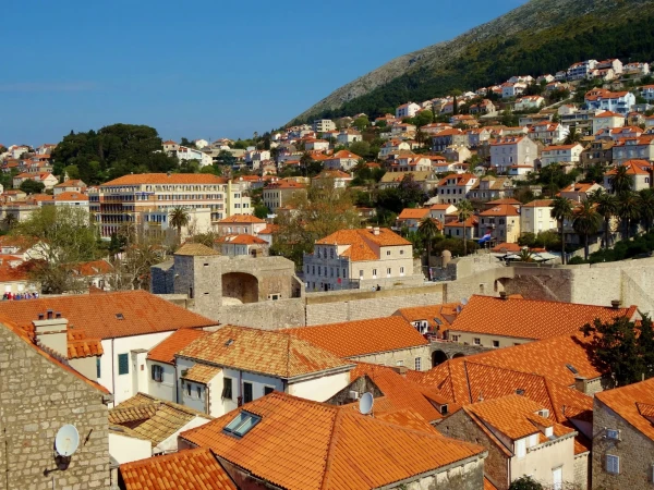 Вид на Дубровник из окон этнографического музея