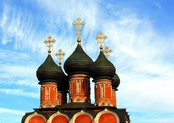 Купола  собора Боголюбской иконы Божией Матери