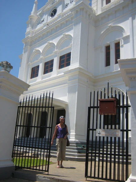 Форт Галле.Белая мечеть (Meera Mosque)