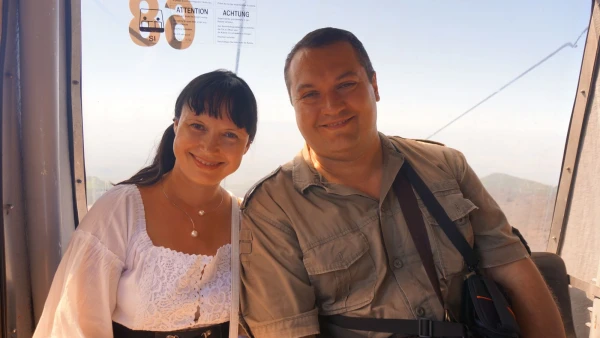 Подъем на фуникулере