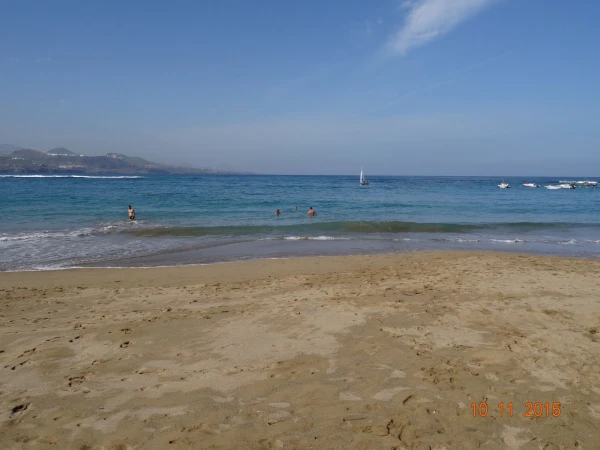 Playa de Las Canteras: "наш" кусочек пляжа...