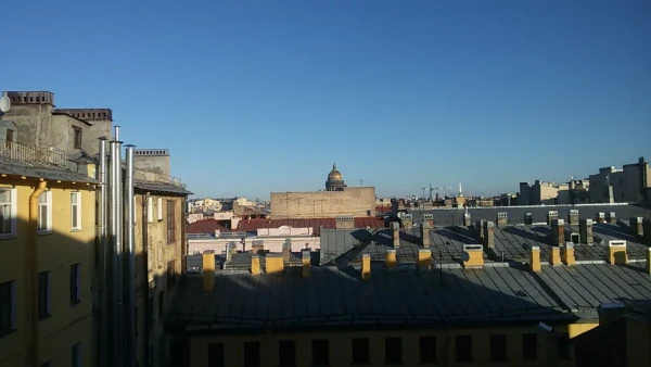 Вид из окна утром