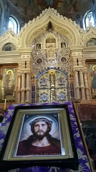 Царские врата  храма Спас на крови