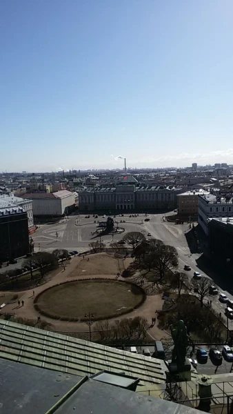 Вид с колоннады Исаакиевского собора