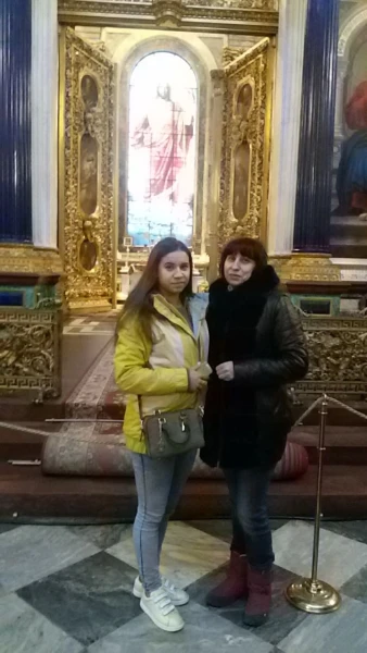 Царские Врата с витражом