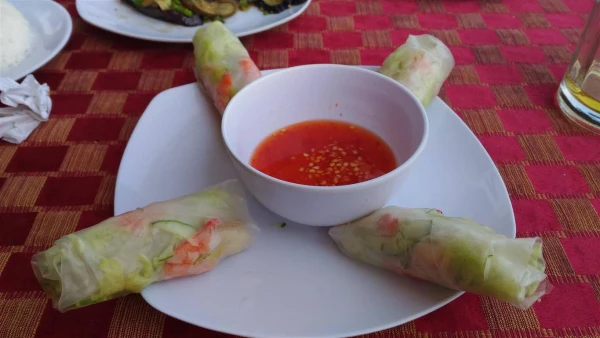 Вьетнамские роллы с рыбным соусом
