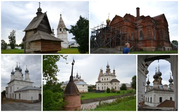 Юрьев-Польский – городок во Владимирской области, впитавший в себя дух древнерусской старины.  Михайло-Архангельский монастырь был основан ещё в тринадцатом веке.