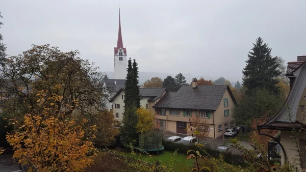 Вид на городскую церковь St. Nikolaus