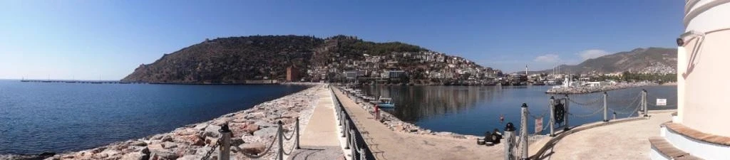 Панорама старого города - вид с маяка