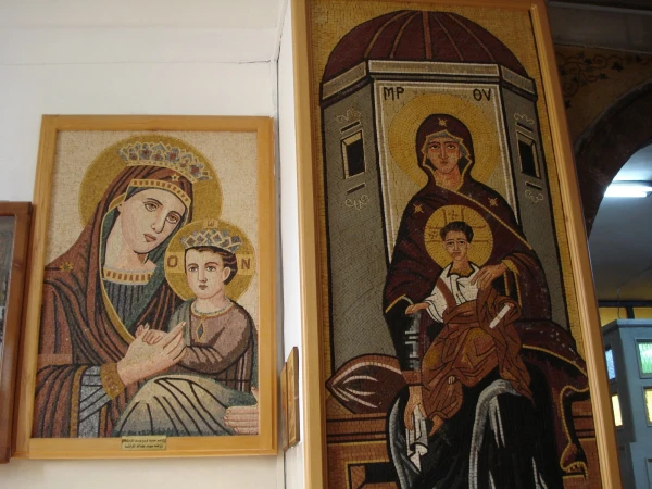 В церкви Св. Георгия, Мадаба