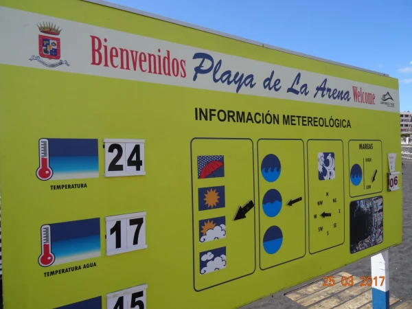 Playa de la Arena: 17 градусов воды - с запасом указали, было потеплее...