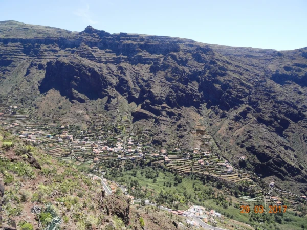 Valle Gran Rey: mirador de la Curva del Queso...