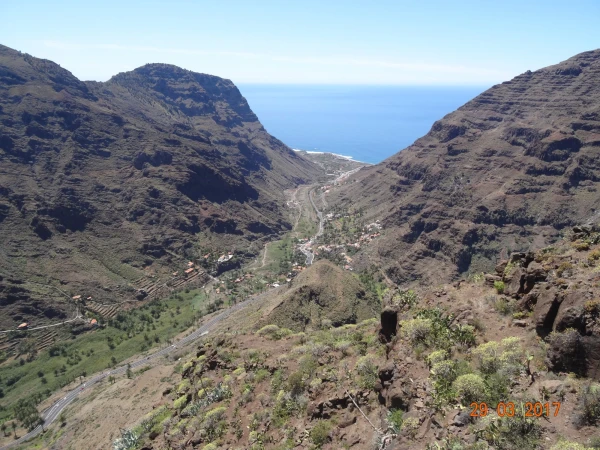 Valle Gran Rey: mirador de la Curva del Queso...