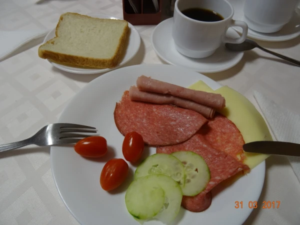 Hotel Villa Gomera: завтрак туристов...