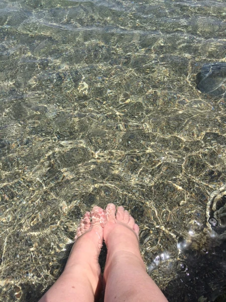 море! Почти пять месяцев я тебя не видела (ну Каспий зимой не в счет)