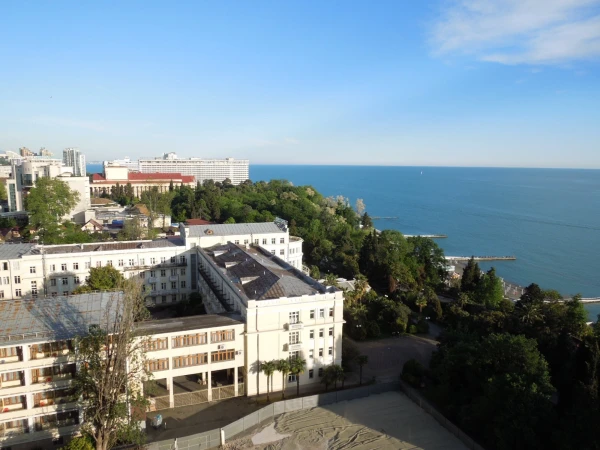 Вид с 10 этажа отеля 