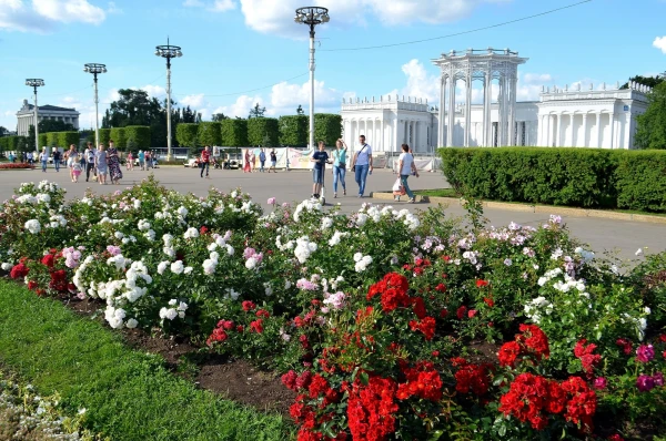 На ВДНХ. Наслаждаемся красотой!!!