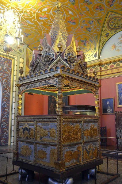"Царское место" Успенского Собора московского Кремля. Россия, середина 16 века