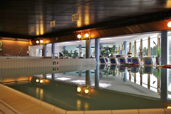 Хевиз. Отель  Danubius Health Spa Resort Aqua 4*. Термальные бассейны.