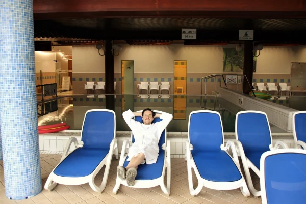 Хевиз. Отель  Danubius Health Spa Resort Aqua 4*. Термальные бассейны.