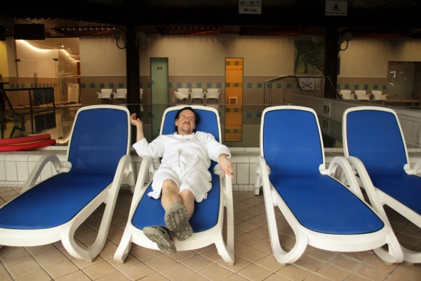 Хевиз. Отель  Danubius Health Spa Resort Aqua 4*. Термальные бассейны.