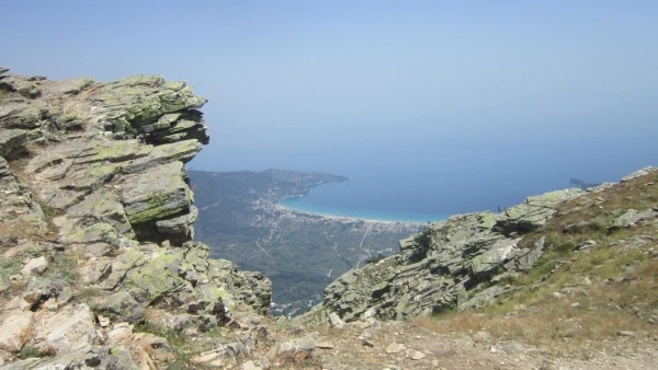 Вид на море с гор