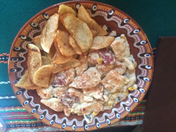 блюда в ресторане Монастира