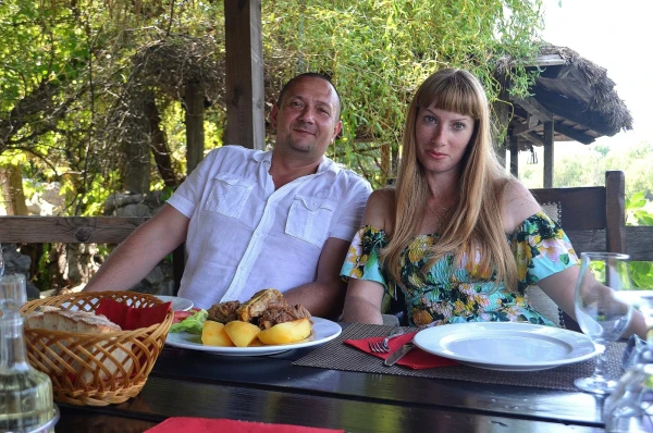 В ресторане "Огниште"