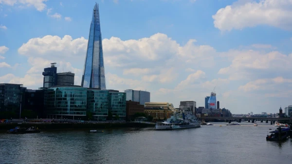 Современный Лондон. Небоскреб The Shard (Осколок) - четвертый по высоте небоскреб Европы