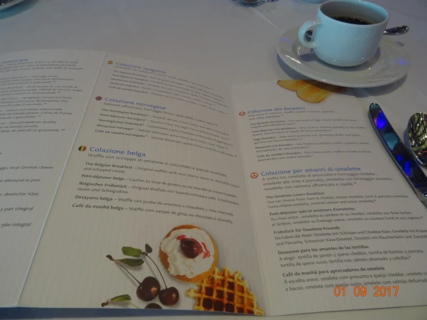 Ristorante Albatros, завтраки - на выбор...