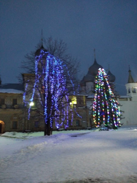 Подготовка к Новому году в Кремле