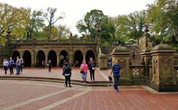 В Центральном парке Нью-Йорка.