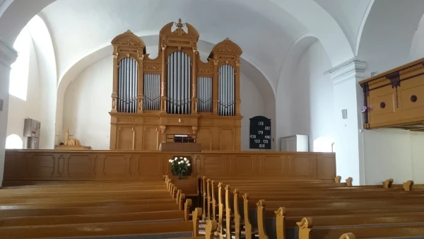 Орган в костеле. 