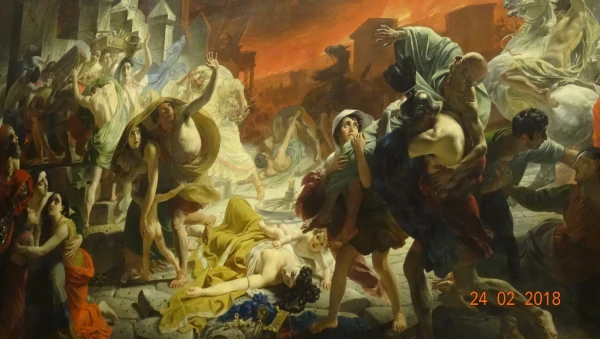 "Последний день Помпеи", 1833 год...