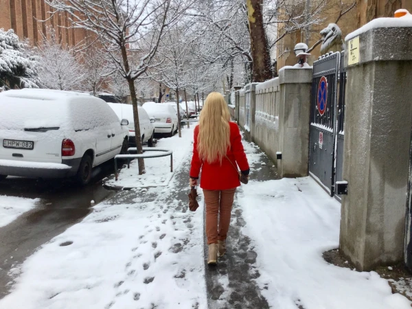 Выпал снег 18 марта...