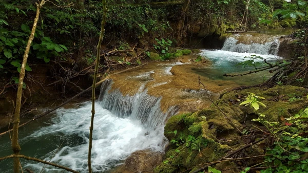 Многочисленные водопады заповедника El Nicho
