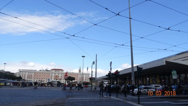 Piazza dei Cinquecento, пора в аэропорт... 