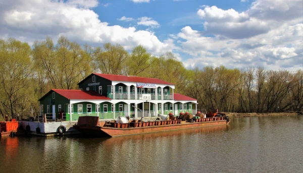 Городская пристань Рязань на реке Трубеж.