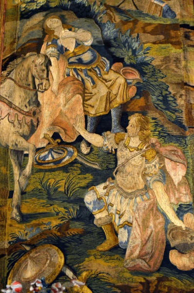 В палаццо Мирто (Museo Palazzo Mirto). Фрагмент гобелена
